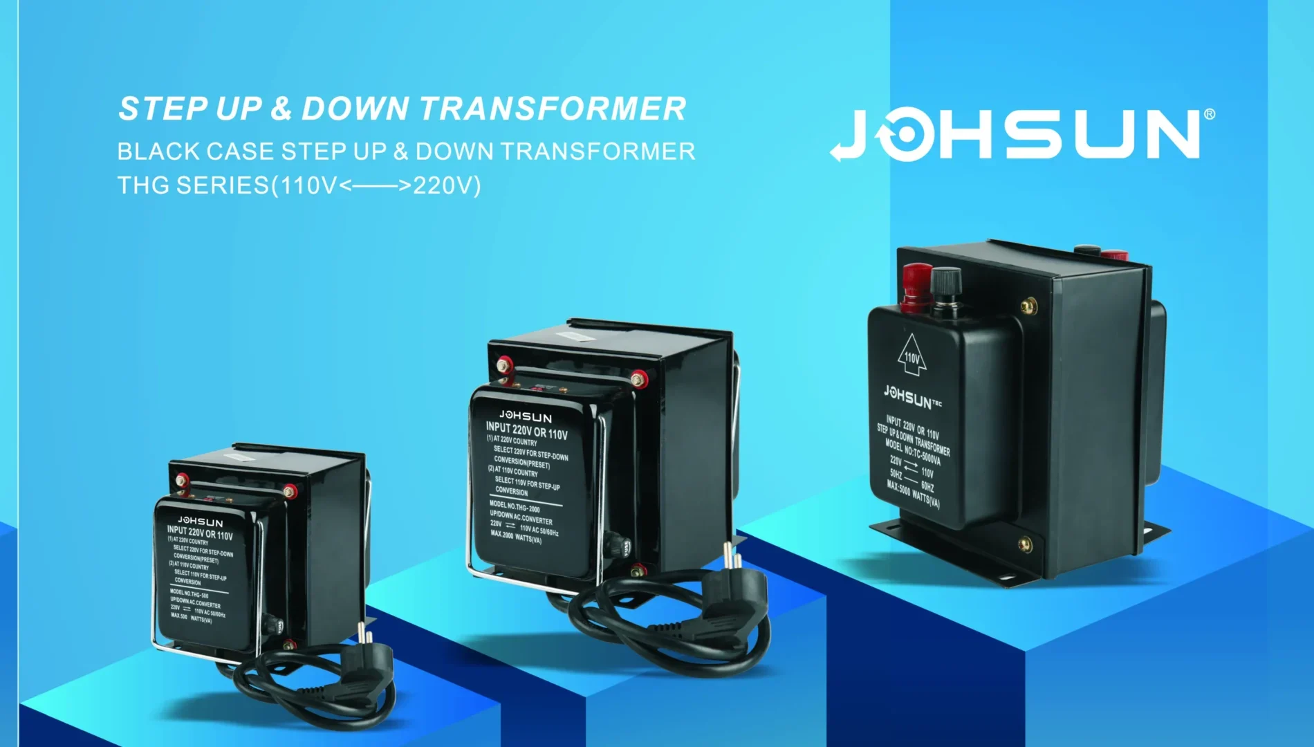TC-1000 toroidal step up and down transformer 1000VA