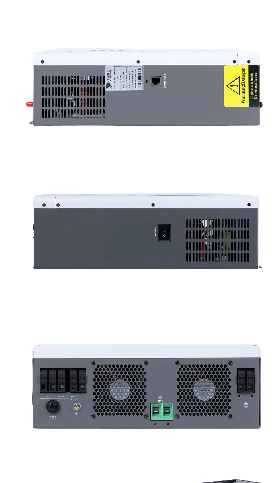 24V 3 5kw High Frequency Solar Inverter Pure Sine Wave Inverter with 100A MPPT Controller LCD  (12)