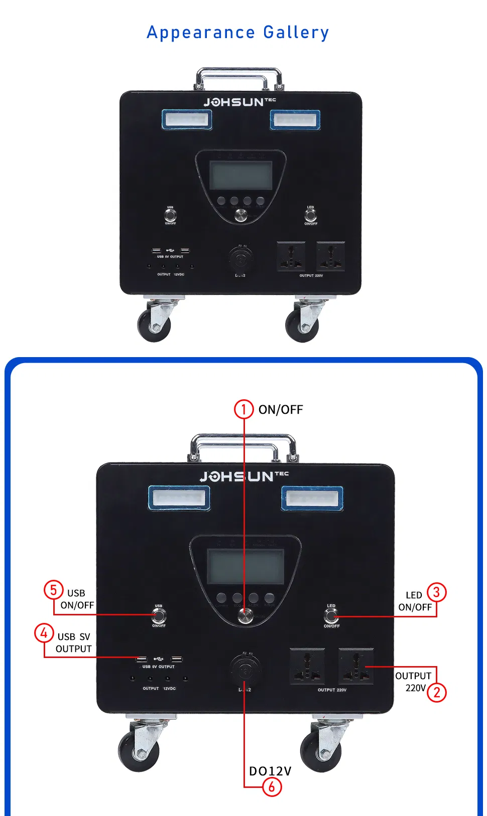 24V 2kw Power Frequency Pure Sine Wave Solar Inverter Lithium Bat (4)