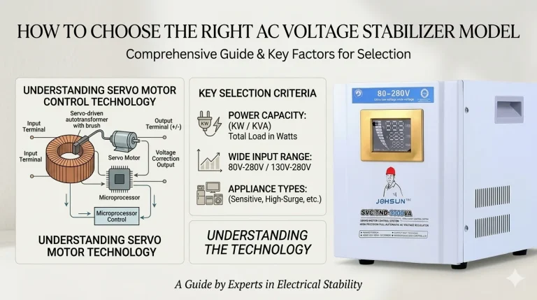 How to Choose the Right AC Voltage Stabilizer Model