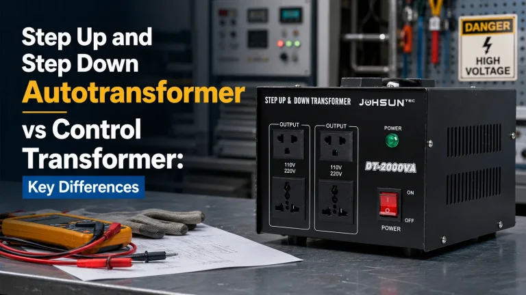 Step Up and Step Down Autotransformer vs Control Transformer Key Differences