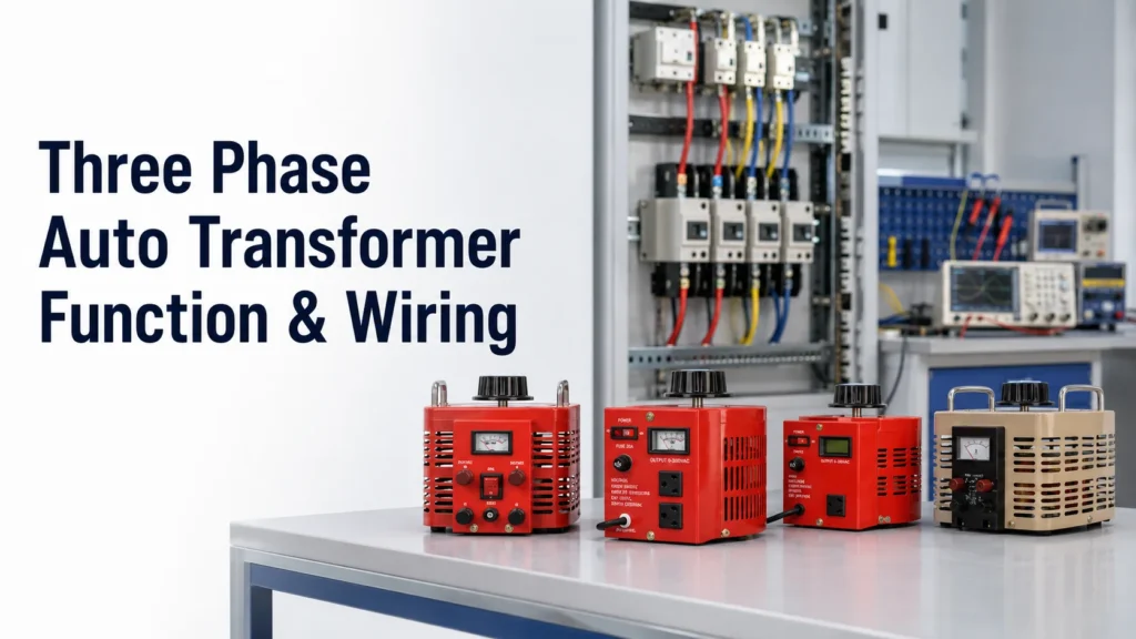 Three Phase Auto Transformer Function & Wiring