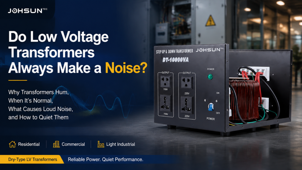 Low voltage transformer humming magnetostriction cover image