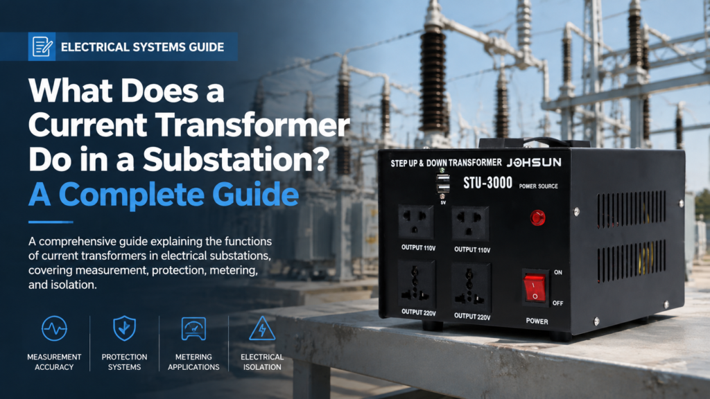 What Does a Current Transformer Do in a Substation? A Complete Guide