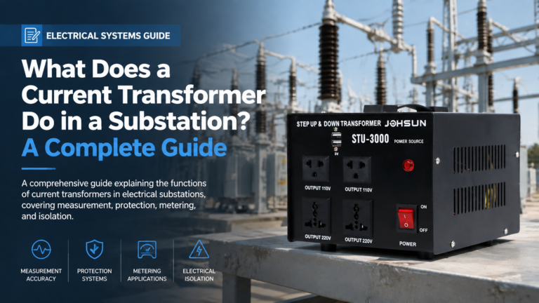 What Does a Current Transformer Do in a Substation? A Complete Guide