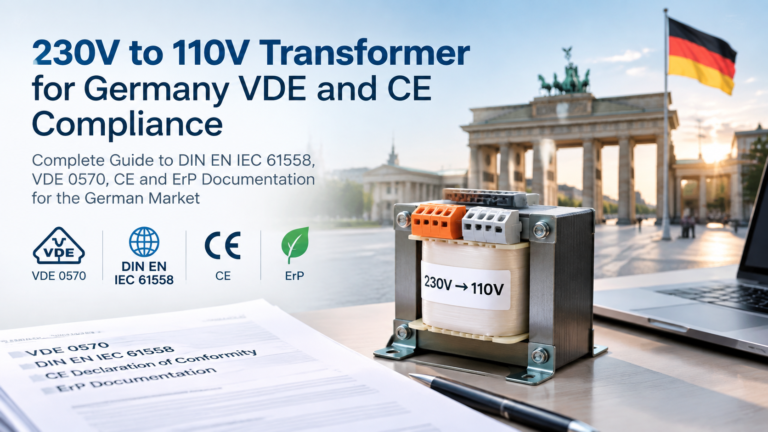 230V to 110V Transformer for Germany: VDE and CE Compliance