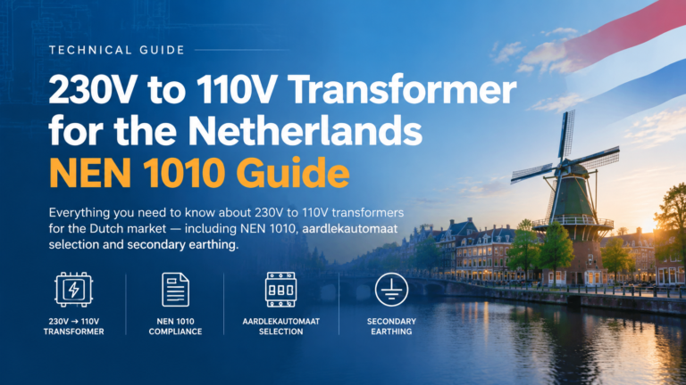 230V to 110V Transformer for the Netherlands: NEN 1010 Guide