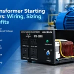 Auto transformer starter panel and JOHSUN step up and down transformer - Auto Transformer Starting for Motors article cover